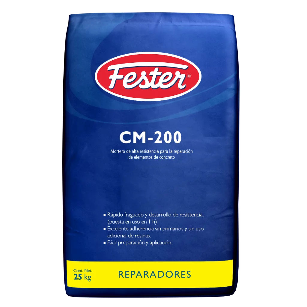 MORTERO FESTER CM 200 SACO 25 KG