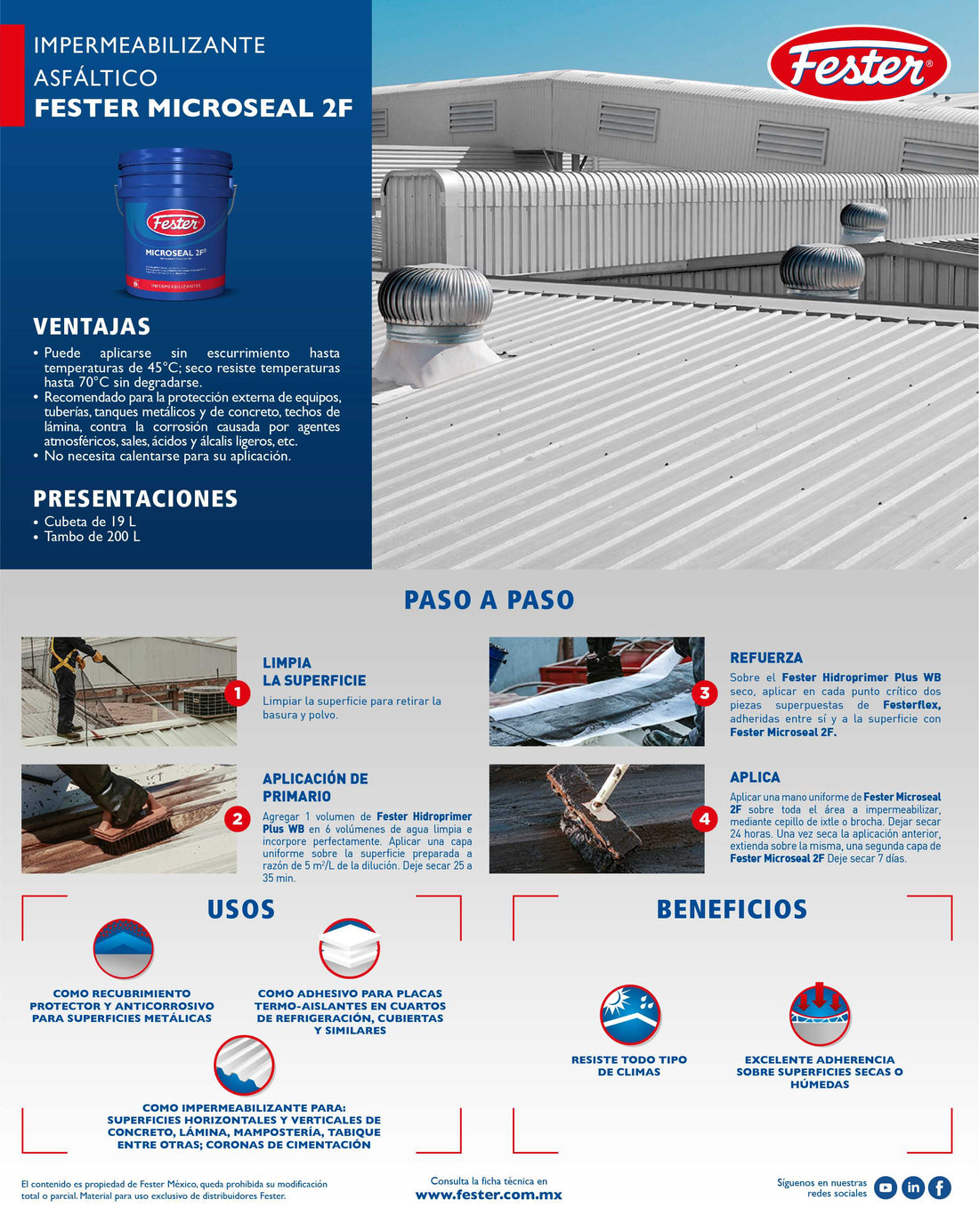 FESTER MICROSEAL NO.2F 19 L