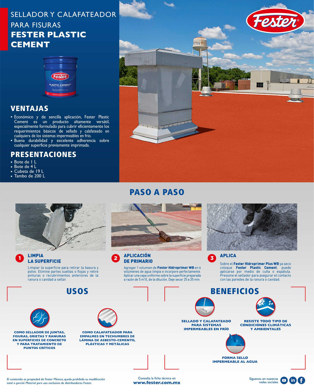 FESTER PLASTIC CEMENT 19 L